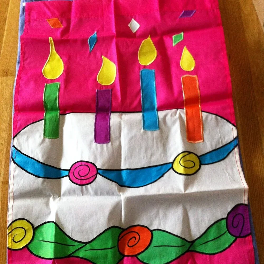 Decorative Flag Holiday: Santa, Easter, Birthday, Thanksgiving, Halloween x 6